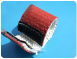 Fiberglass fabrics with silicone rubber coated